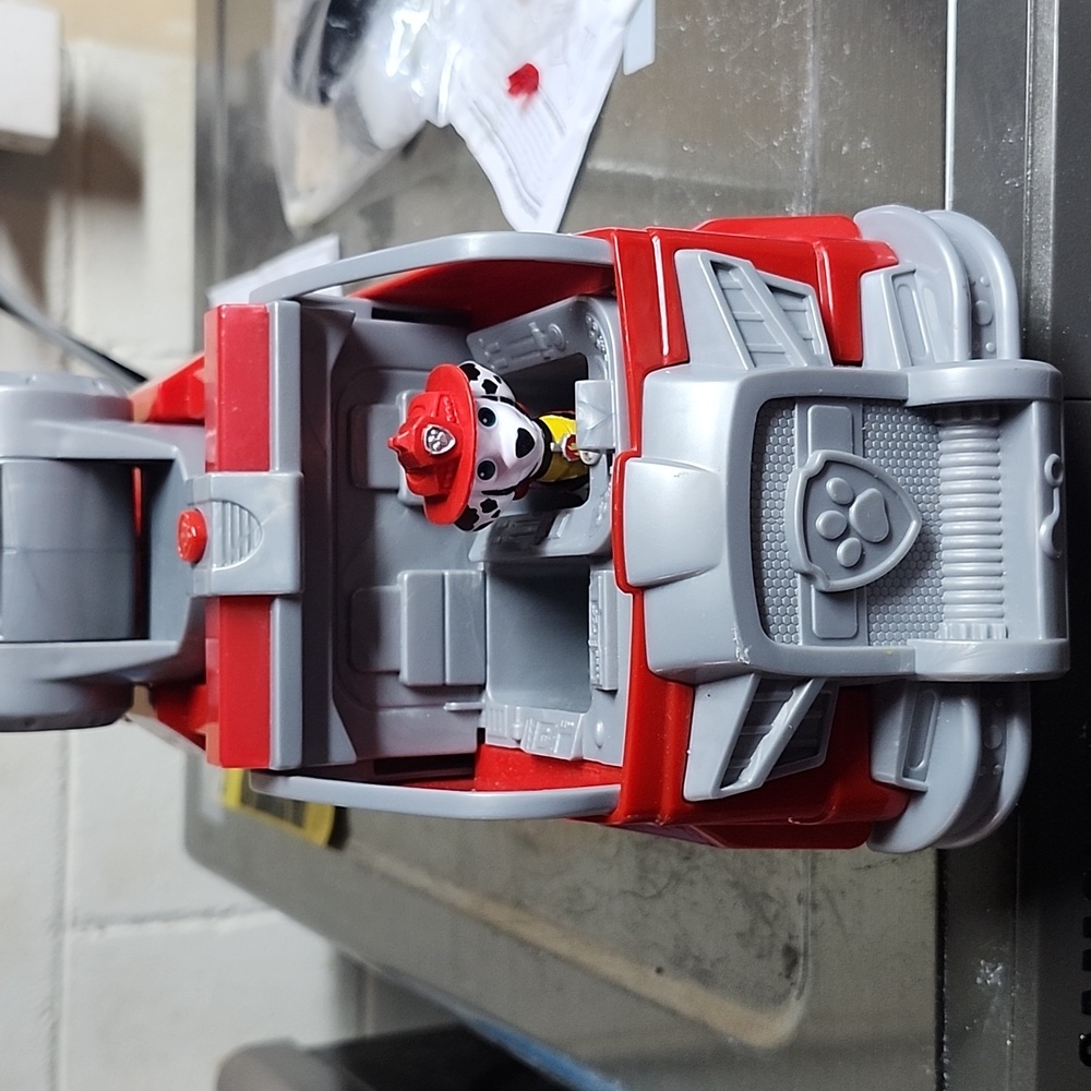 🚒LIKE NEW!🐾PAW PATROL Red Fire Truck Toy w/Marshall Pup - Picture 6 of 16